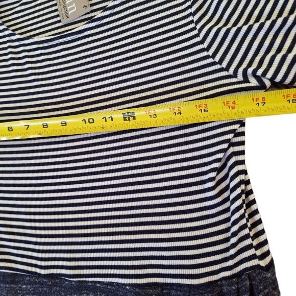 Anthropologie Dolan Left Coast Dress with Tulip Skirt sz M Navy Blue Made in USA - Picture 8 of 10